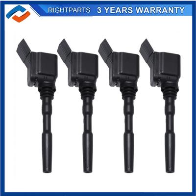 4PCS New Ignition Coil 04E905110B For VW Golf Jetta Polo 6R A3 Skoda Seat 04E905110 04E 905 110 L Automotive Parts
