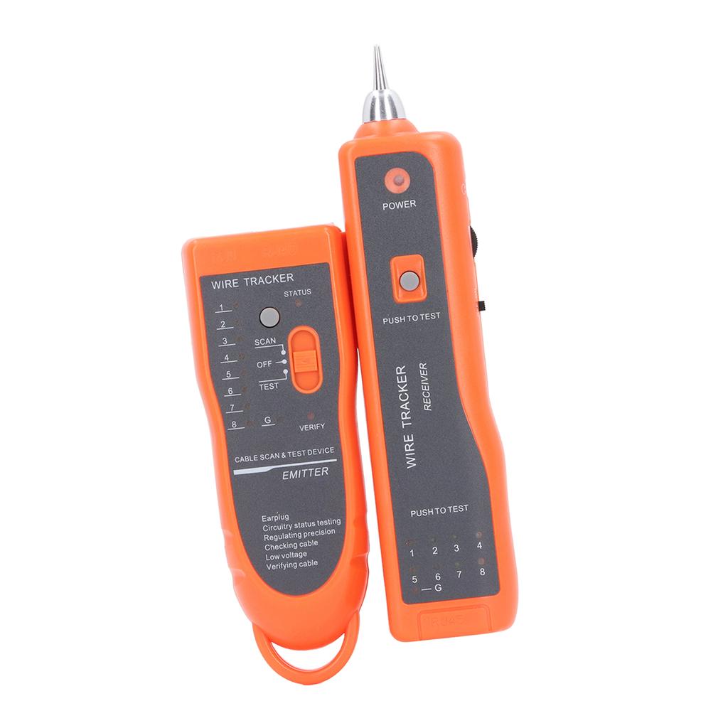 Cable Locator Multi Purpose Communication Network Tester Detector Wire Tracer Kit