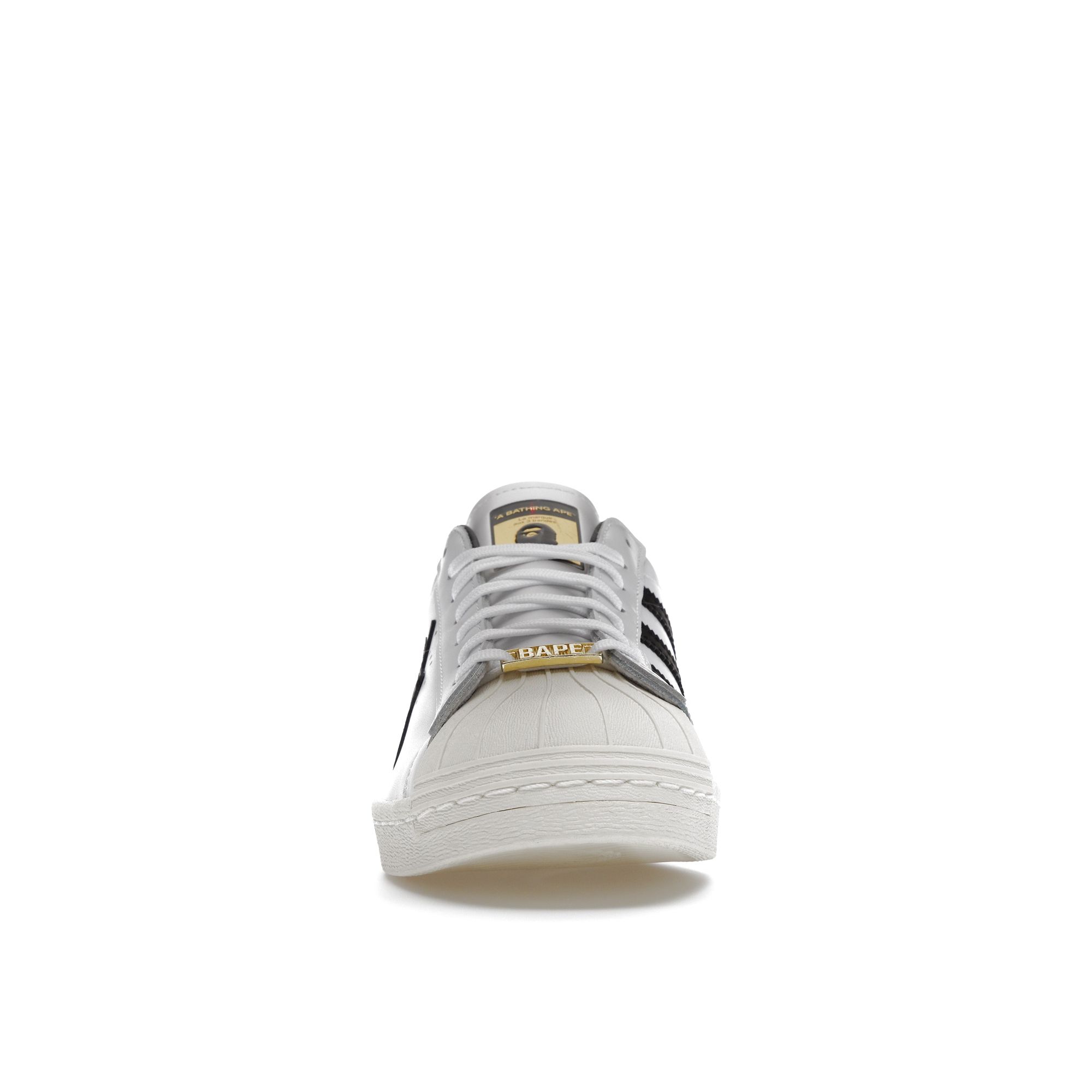 BAPE x adidas Superstar Белые Черные Унисекс Кроссовки GZ8980 38⅔ — фото 3