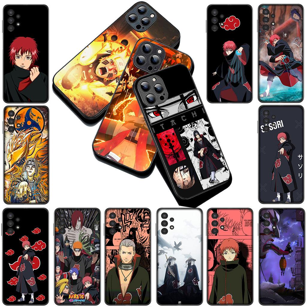 Phone Cover for Apple iPhone 16 14 15 Plus 11 Pro Max 16E ProMax + 16Plus 15+ 14+ Case Akatsuki Narutos Sasori Itachi Uchiha