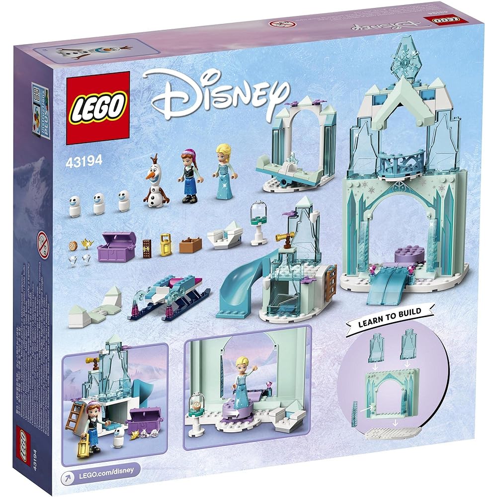 LEGO Disney Princess Frozen Wonderland Building Blocks Set 43194 for Ages 4 and Up