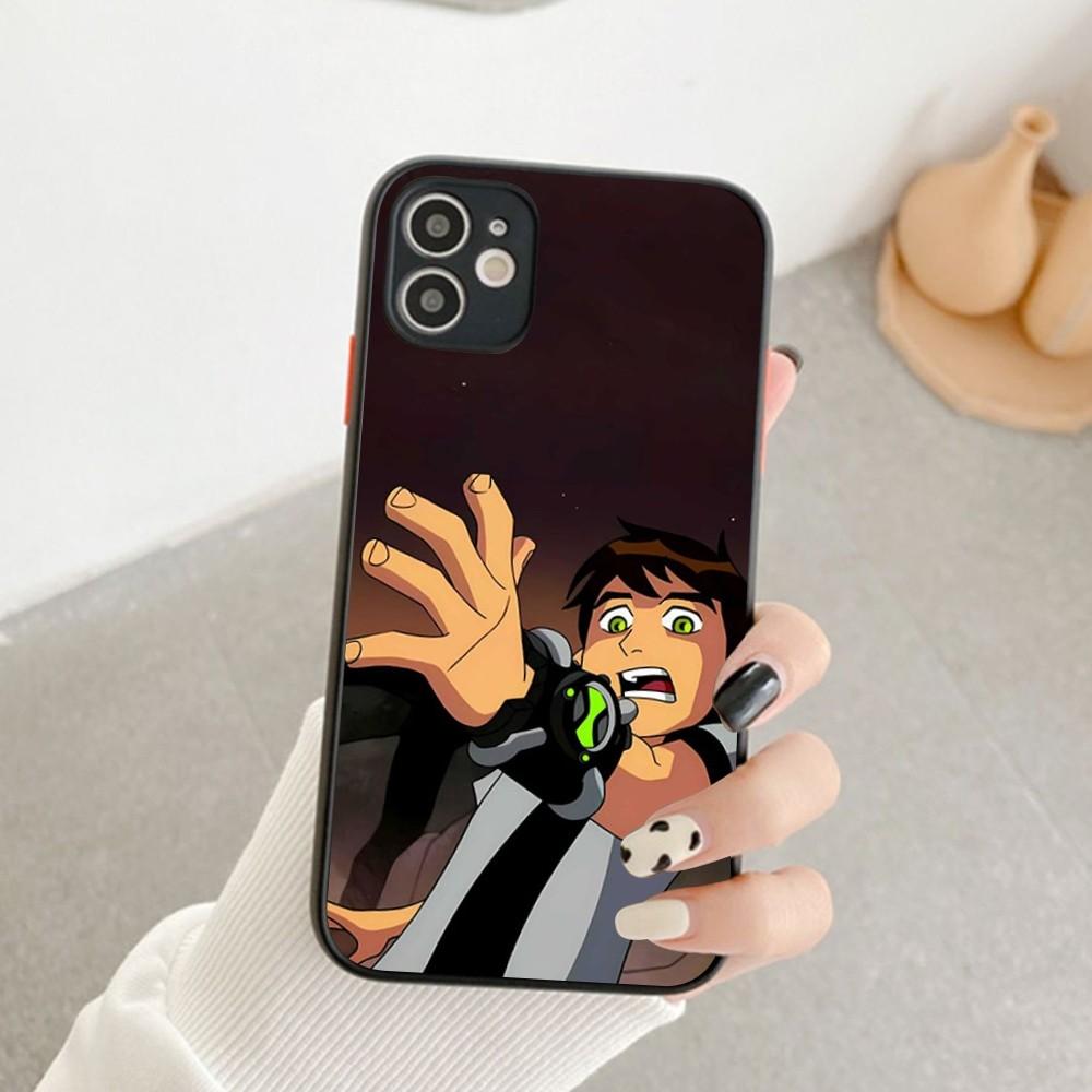 Classic Cartoon TV B-Ben-10 Phone Case For IPhone 14 11 12 13 Mini Pro Max 8 7 Plus X XR XS MAX Translucent Matte Cover