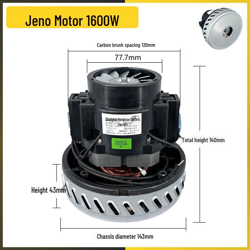 Motore Aspiratore Industriale ad Alta Potenza Jieba Chaobao Jiamai con Accessori in Rame Puro