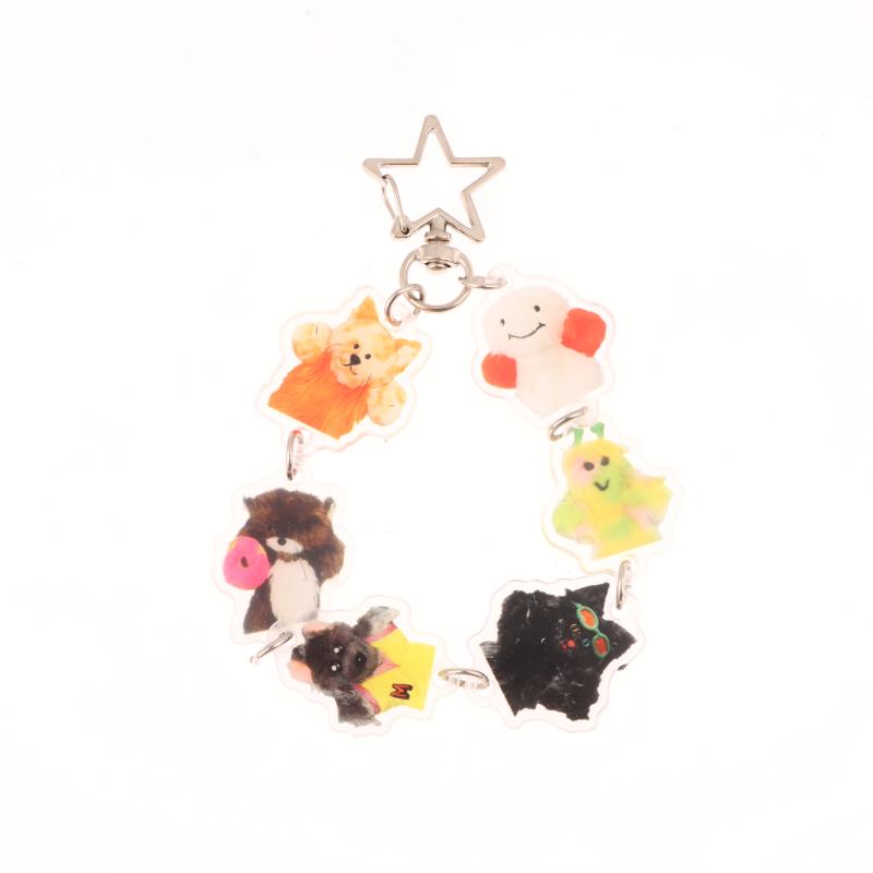2025 Anime Acrílico Kpop Chaveiro Acessórios Pingente de Desenho Animado Bonito Criativo Enfeite de Bolsa Chaveiro de Carro Amigos Fãs Presentes