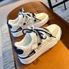 Fashion 2025 Women's Sneakers Students Korean Version Casual Non-slip Thick Sole White Sports Shoes Fashion Female Skateboard Shoes