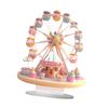 Wheel Ornament Decor Romantic Table Centerpiece 2D Display Board with Base for Festive