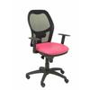 Silla De Oficina Ergonómica PIQUERAS Y CRESPO Modelo Jorquera - Mecanismo Sincro, Brazos Regulables - Color Rosa