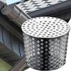 Rain Gutter Cover Stainless Steel Roof Floor Drain Balcony Drainage Ditch Anti-Blocking Mesh Cover Garden Outdoor Rooftop Gutter
