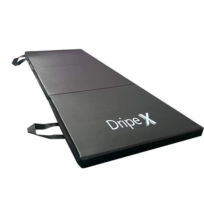WEZHO Three-Fold Leather Gymnastics Mat