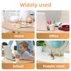 5Pcs Bamboo Basket Handmade Woven Storage Basket Fruit Container Snack Bread Fruit Serving Home Use Food Container