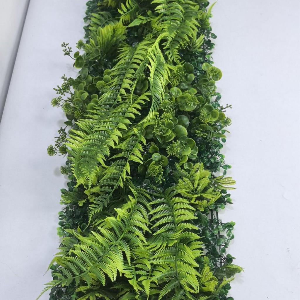 25x75CM Artificial Fern Green Wall Panel for Home Decoration