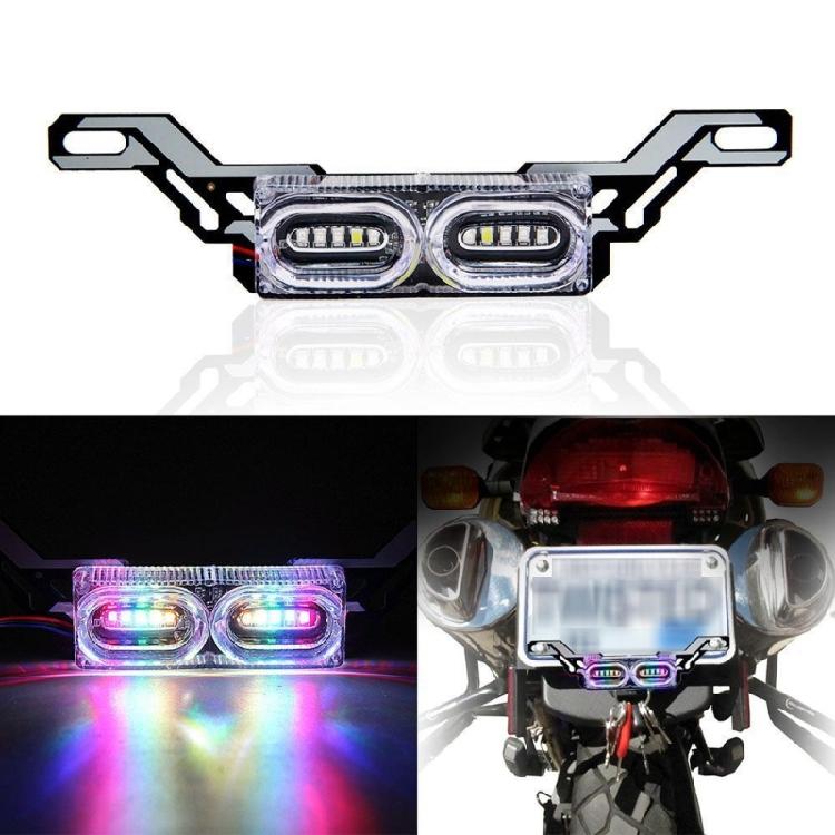 Vibrant LED Motorcycle Brake Light with Quick & Slow Flash Small LED Tail Lamp Energy Saving Light for Night ridings