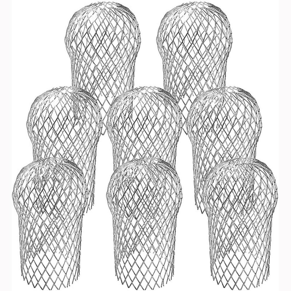4pcs Mesh Anti-Blocking Filter Expand Aluminum Floor Drain Filter Gutter Filter  Drain Pipe Cover