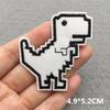 Team Cat Embroidery Patches Appliques For Clothing Diy Sewing Iron On Patches Punk Cartoon Stripes Decoration Accessories