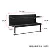 Multifunctional Japanese Folding Magnetic Refrigerator Side Shelf Multi-layer Storage Hanger Non-punching Wall-mounted Kitchen Rack