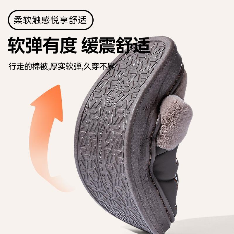 Cotton slippers women's winter indoor home non-slip new home plush slippers winter men