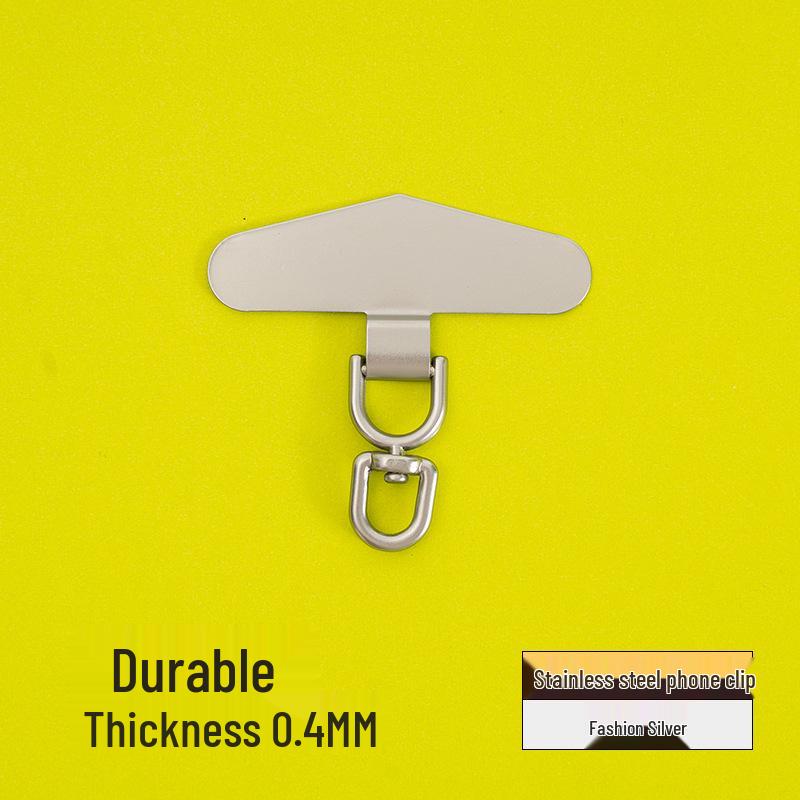 360° Rotating Lanyard Clip with Metal Back for Phone Case