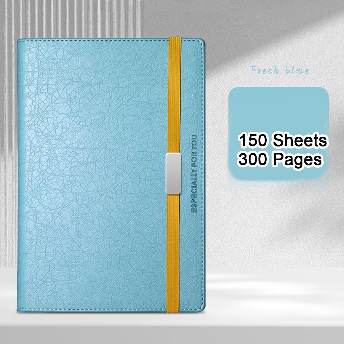 

Блокнот для деловых людей из плотной кожи формата А5, рабочая тетрадь, книга для записи совещаний, ежедневник на 2025 год, студенческие заметки, дневник, 150 листов A5