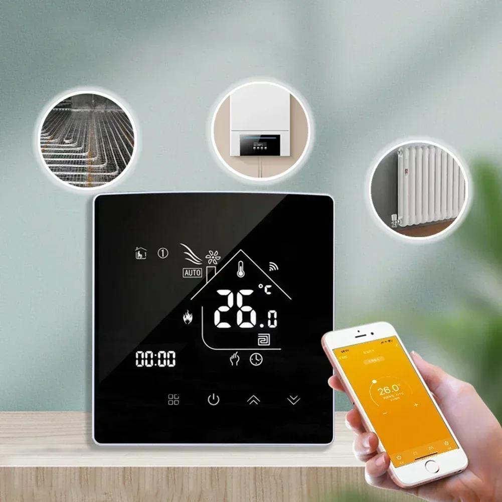 WiFi Smart Thermostat Temperature Controller Tuyas Smarts For Floor Heating Electric/Water Gas Boiler Works With Alexas Alice