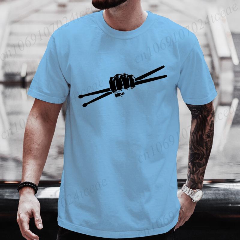 Drumset Drum Drummer Vintage TShirt for Women Men Funny Casual TShirt Clothes Fashion Trendy Men Tee TShirts Clothing Tops