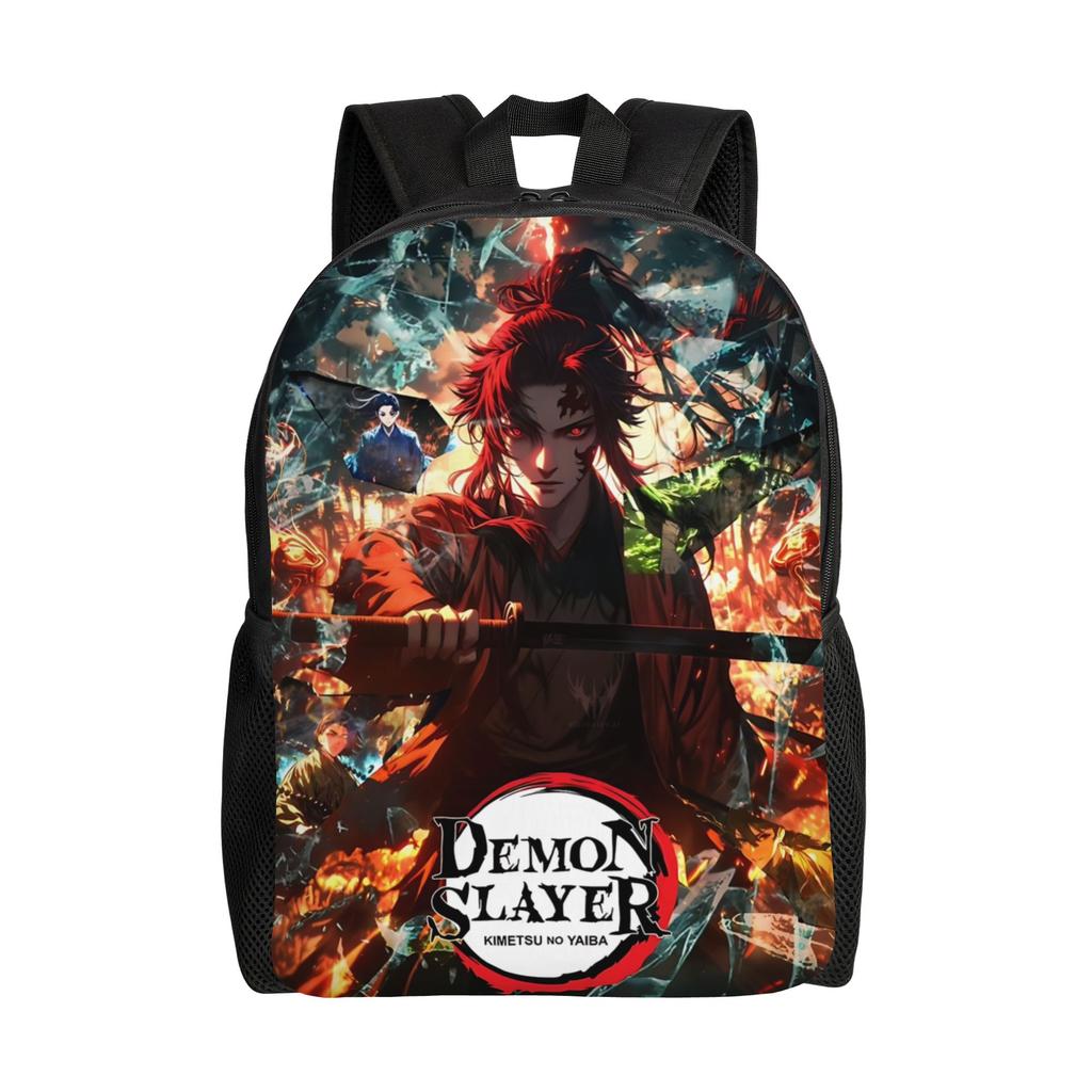 Demon Slayer Backpack Ita Bag Shounen Manga Mochila Snack Storage Camping Retro Washable Rucksack