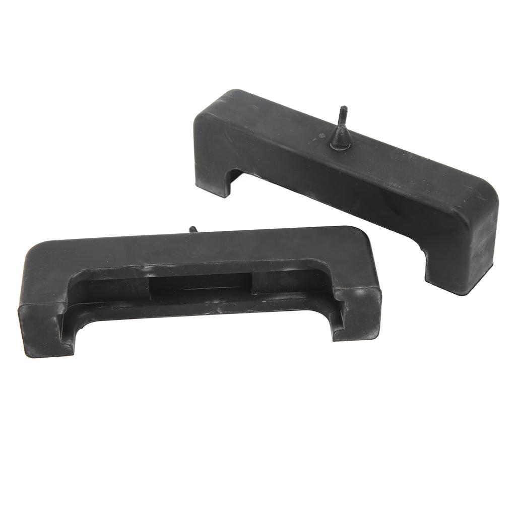 2 PCS Rubber Radiator Insulator Pads Black Radiator Mount Bushings Replacement For Express 2500 1996‑2019