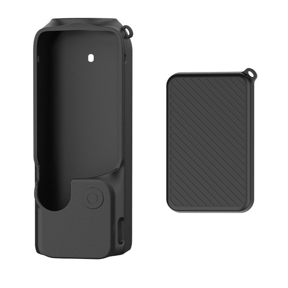 Shockproof Silicone Protective Case Non-Slip Lightweight Screen Cover Scratch-Resistant Action Camera Skin for DJI Osmo Pocket 4