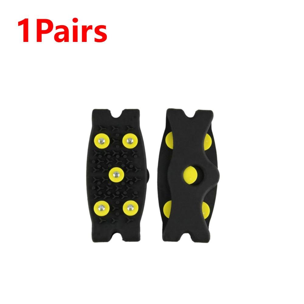 

5 Stud Climbing Crampons Anti Slip Gripper Unisex Shoe Spikes Lightweight Foldable Extreme Mountain Climbing Traction Gear