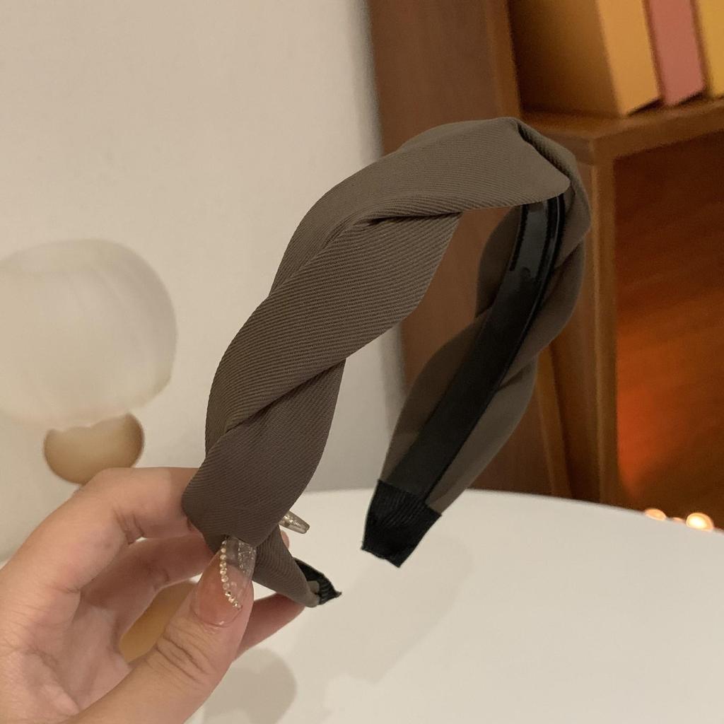 2023 New Women's Brown Twisted Hairpin Headband - Stylish All-Match Hair Accessory