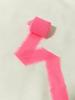 Hand-Torn Raw Edge Chiffon Ribbon Bouquet Streamer for Wedding Flowers