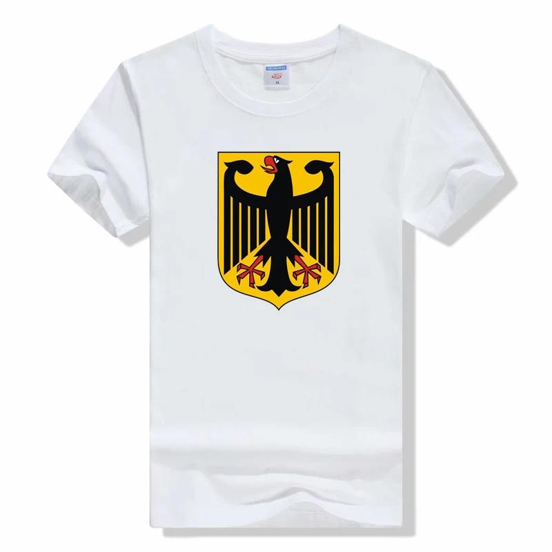 Fashion Coat of arms of Iraq Bundesadler Print T-Shirt For Short Sleeve O Neck Cotton Casual Top