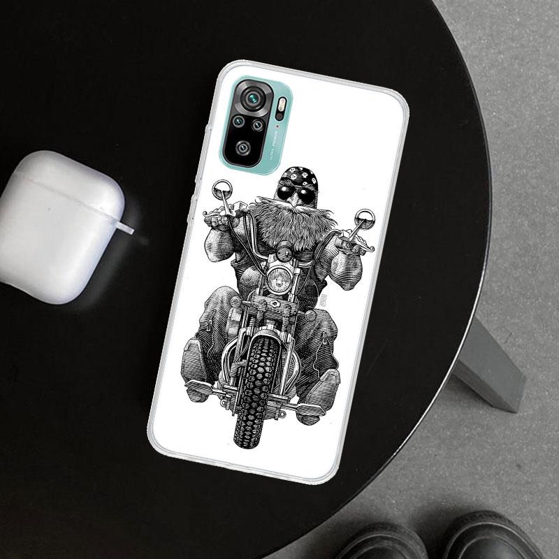 Motorcycle Gear Phone Case Cover for Xiaomi Redmi Note 15 14 13 12 11 Pro Plus 14S 12S 11S 11T 11E 10S 10 Customized Fundas Redm