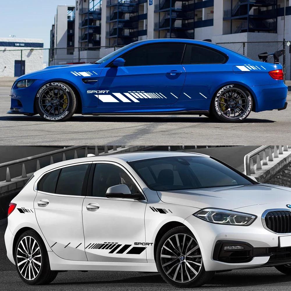 Car Door Vinyl Decals Side Body Stripes Anti-scratch Stickers Accessories For BMW 1 Series E82 E87 E88 F20 F21 F70 E81 F40 F52