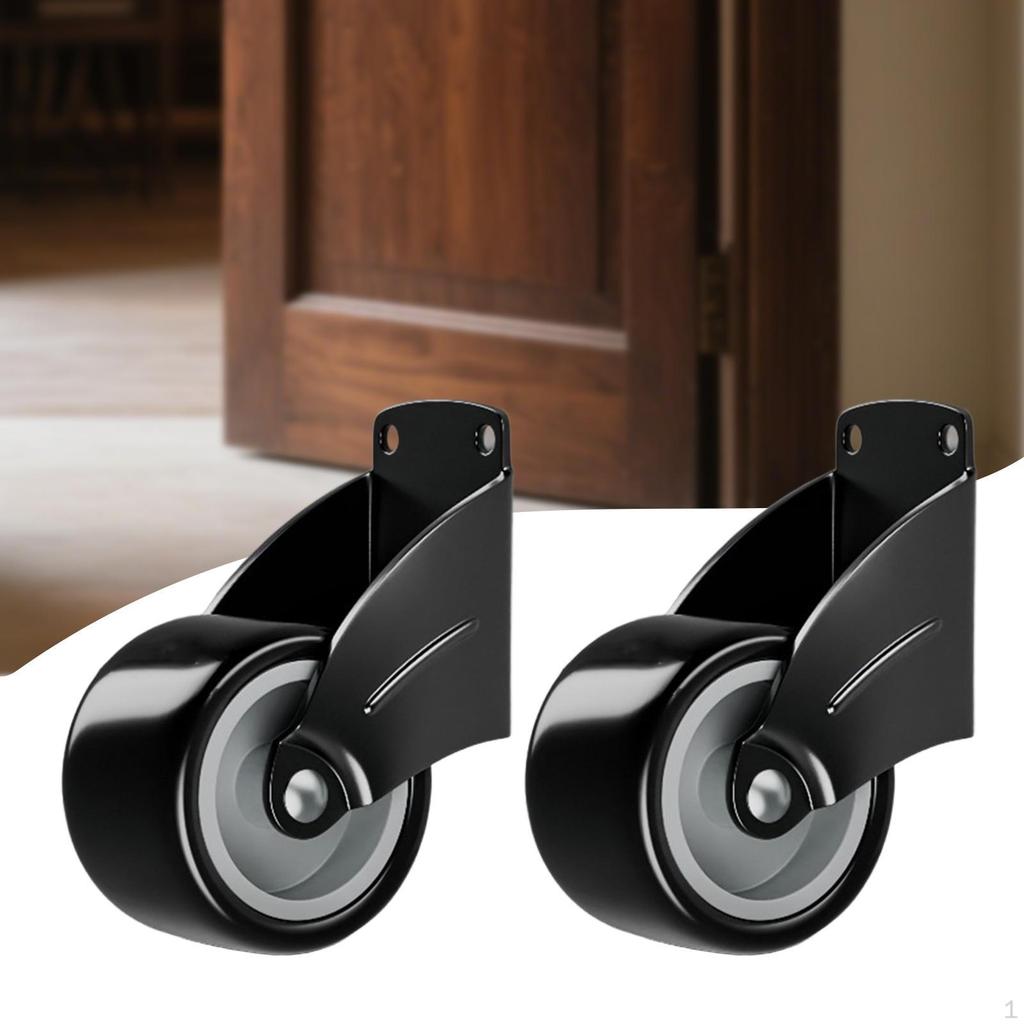 2 Stück Türrollen, Ersatzrollen, Antifriktion, Leise und Verschleißfest, für Holz