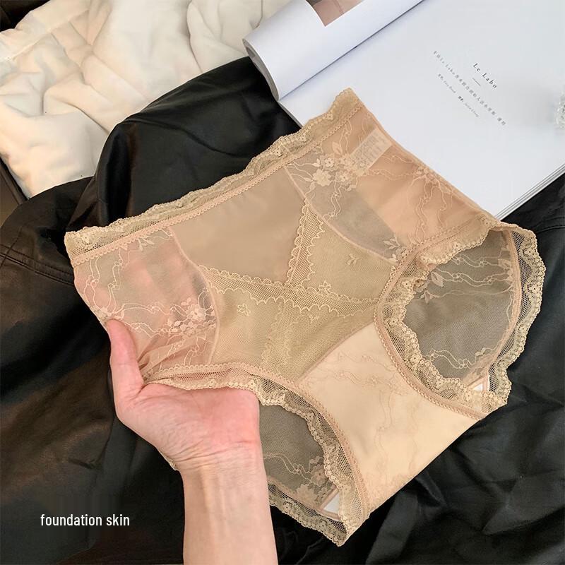 Women's Modal High-Waist Lace Tummy Control Underwear 3-Pack