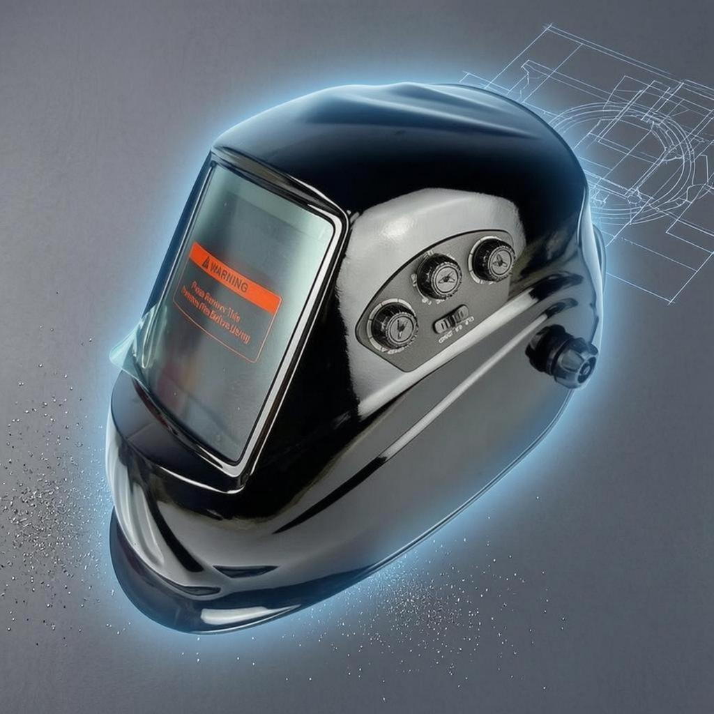 Automatic Welding Helmet Large Viewing Window Darkening External Controls