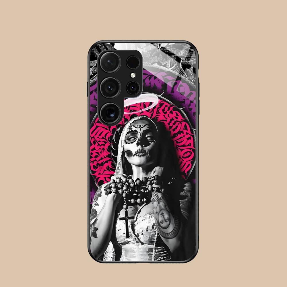 

Graffiti Art Glass Mobile Phone Case for Samsung Galaxy S26 S25 S24 S23 S22 S21 S20 Note20 Plus FE Ultra Colorful Cover Galaxy Note20