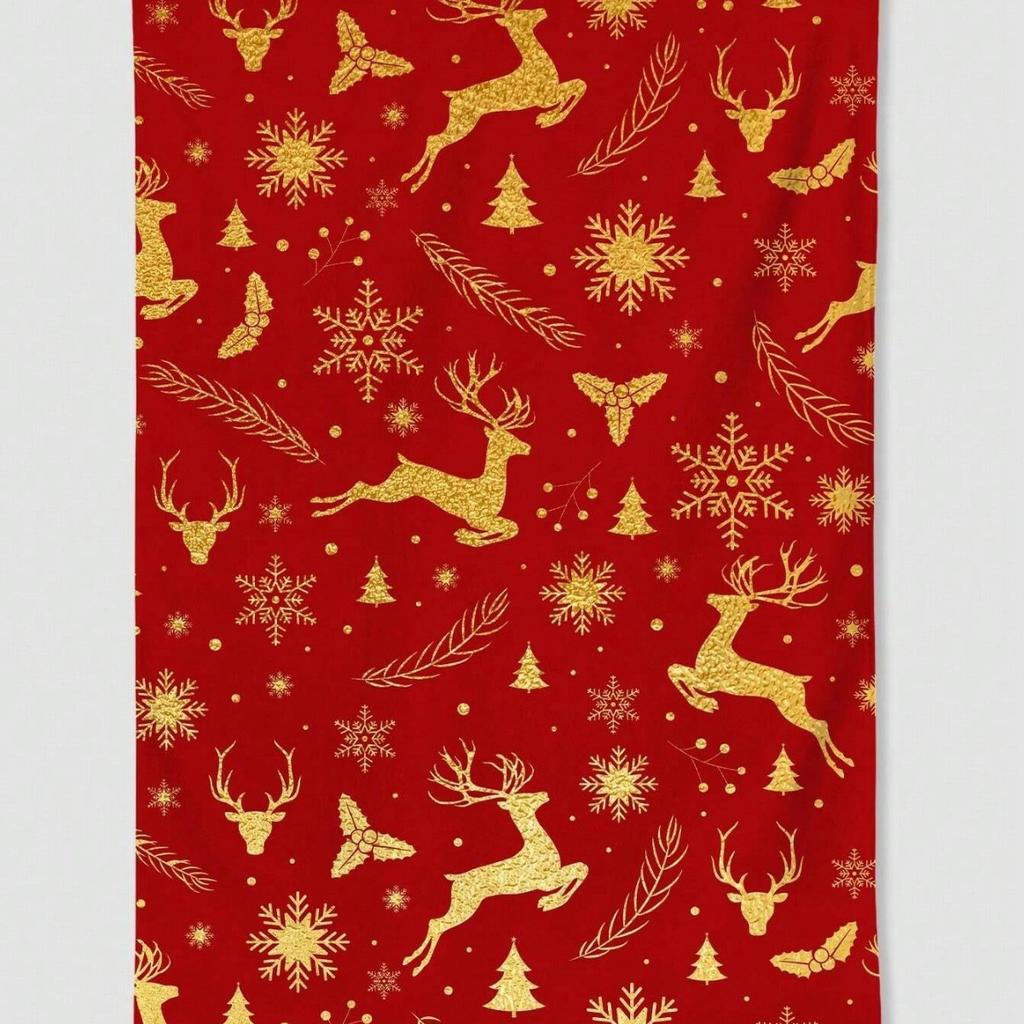 1pc/2pc/4pc/pack Christmas Scrub Sponge Creative Kitchen Dish Cloth Festive Cleaning Decor for Home & Table Kitchen Dish Towel Xmas Cleaning Supplies