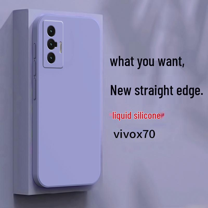 Vivo X70 V2133A Silicone Phone Case: New Protective Cover with Full Lens Protection