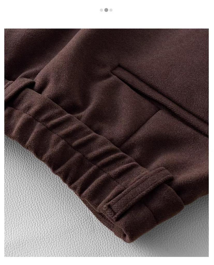 Women's High-Waist Woolen A-Line Shorts - Casual Bootcut for Spring, Autumn, & Winter 2025