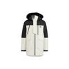 Adidas Fur Hooded Down Jacket With Logo Print Unisex Outerwear HR5231