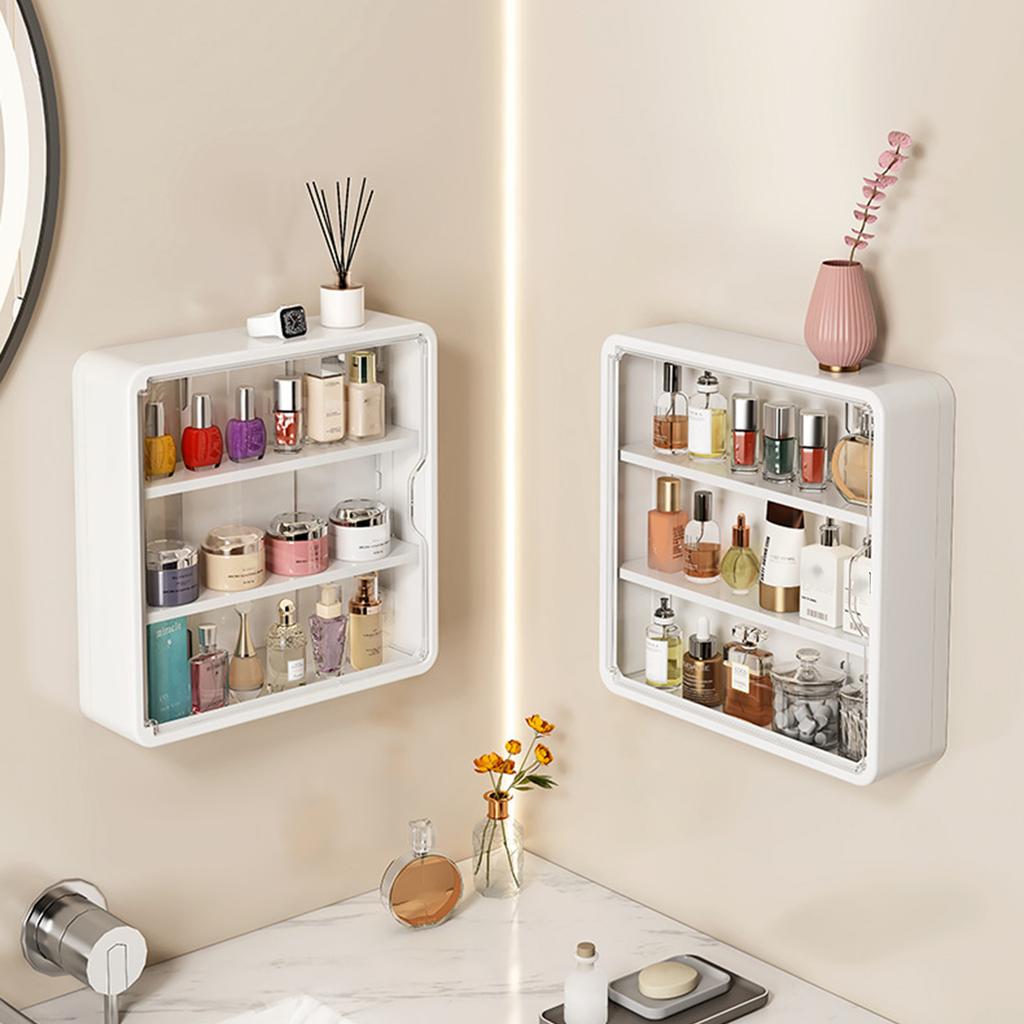 Multi Layer Wall Hanging Storage Box Easy Installation Multi Layer Shelf Space Optimization Tool For Home Organization