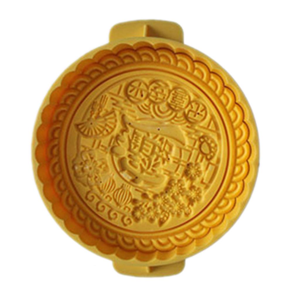 Mungbønnekakeformer Multifunksjonelle Bakeformer Stemplingsformer Dessertpresseverktøy Egnet for Dessertlaging