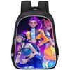 K-Pop Demon Hunters Backpack Children'S School Bag K-Pop Demon Hunters Large Capacity Backpack