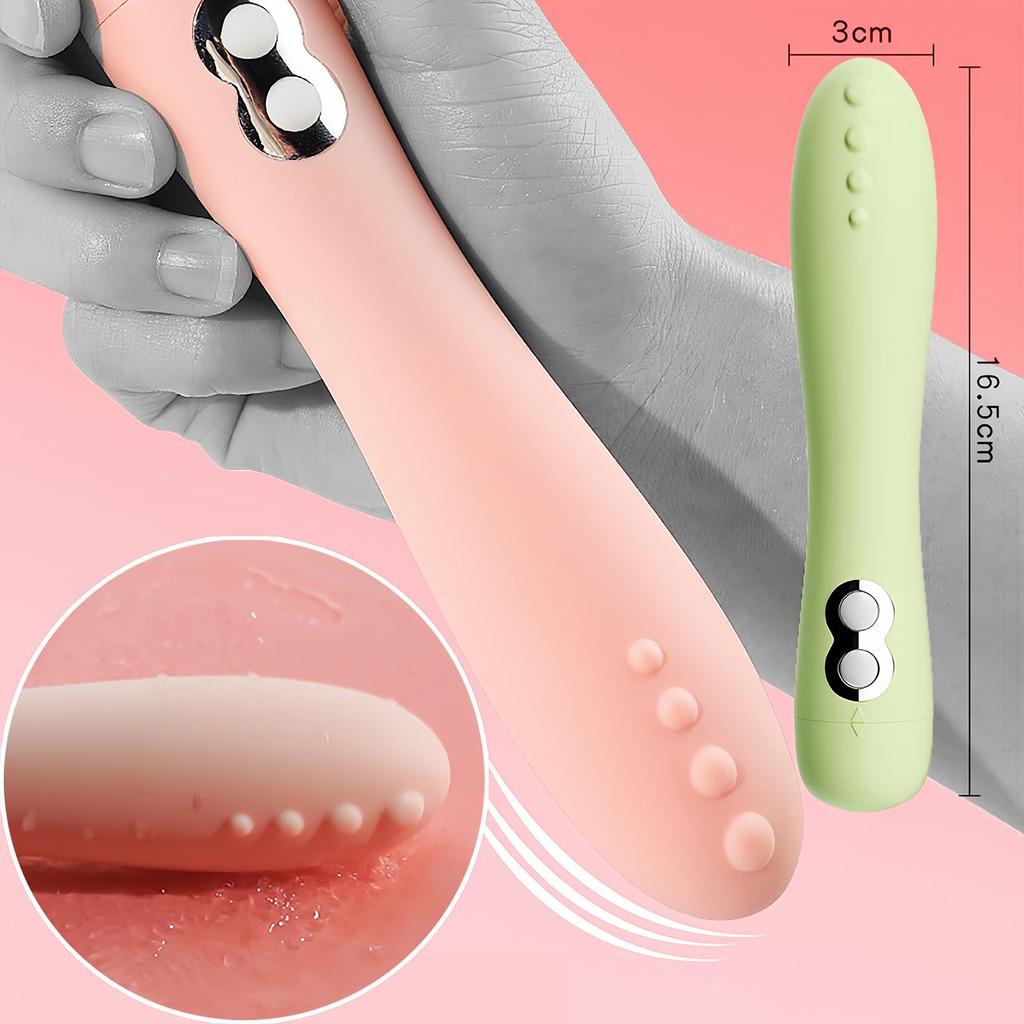Yemax Vibrator for Clitoris Adult Toy for 10 Vibration USB Clitoris and Nipple SM Green Women, Stimulation, Squirting, Rotor, Women, Modes,