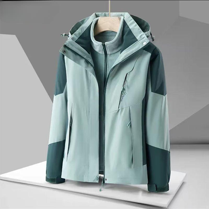 

Женская куртка LT Hardshell — ветрозащитная, водонепроницаемая верхняя одежда с капюшоном для осени и зимы 4XL