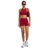 Women's Quick-Dry Cross-Back Yoga Set with Removable Pads and Sports Shorts