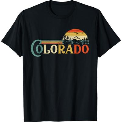 Colorado Rocky Mountain Sun Boulder Turistické Tričko Dárky Tričko