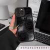 Black Gold Rose for Iphone17 Pro Mobile Phone Case Apple 15/14/13 Promax New 12/16