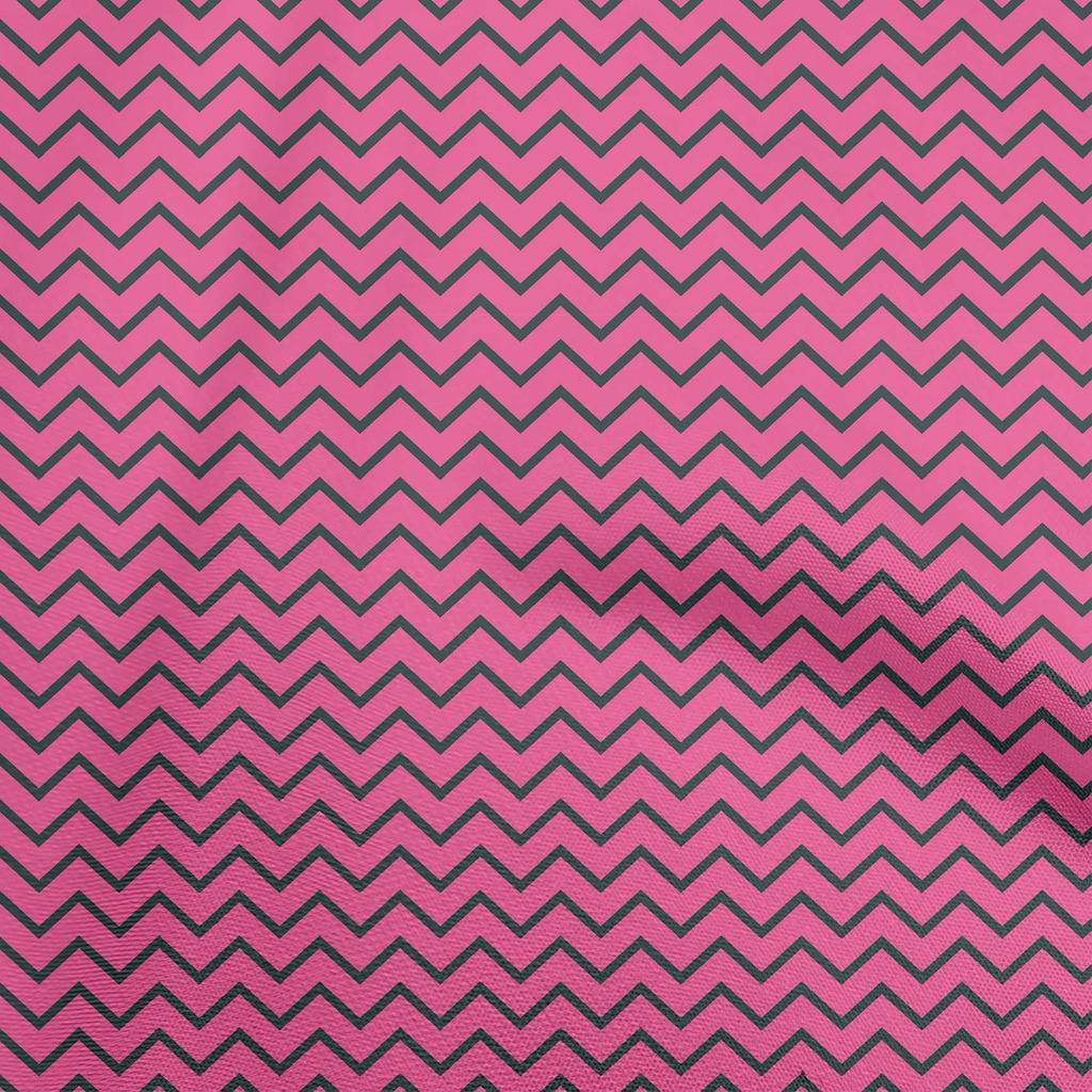 oneOone Cotton Flex Green Fabric Chevron Sewing Craft Projects Fabric Prints By Yard 40 Inch